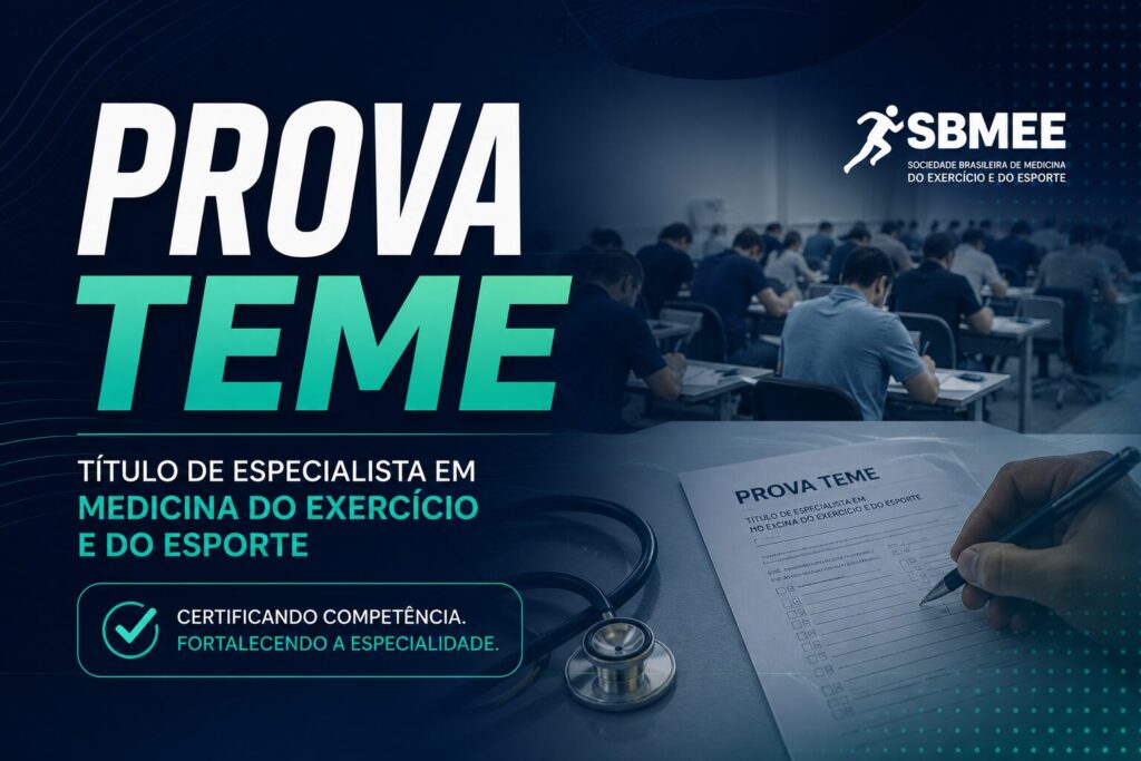 SBMEE realiza mais uma edição da Prova de Título de Especialista em Medicina do Exercício e do Esporte