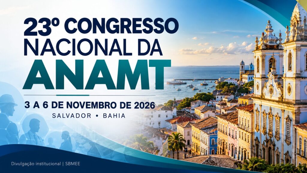 23º Congresso Nacional da ANAMT 2026 | Apoio SBMEE